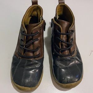 toddler boys duck boots size 9